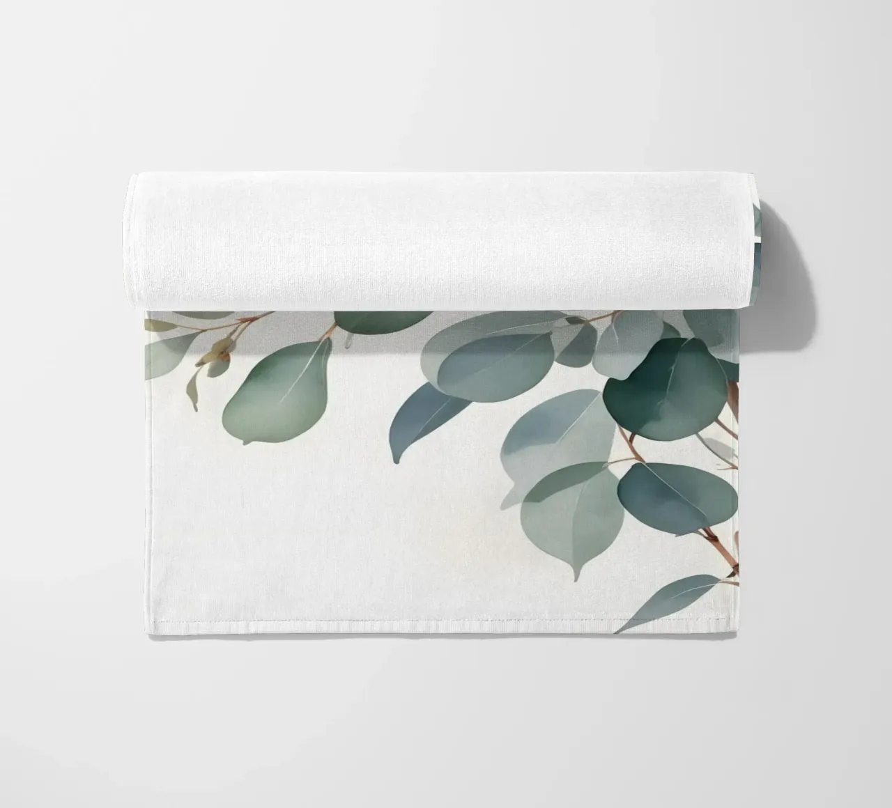 Eucalyptus Whisper – Minimal Botanical Art telo mare da Graceful Desine