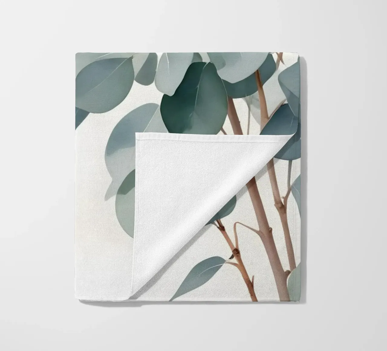 Eucalyptus Whisper – Minimal Botanical Art telo mare da Graceful Desine