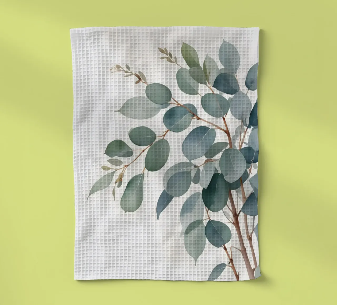 Eucalyptus Whisper – Minimal Botanical Art canovaccio da cucina da Graceful Desine