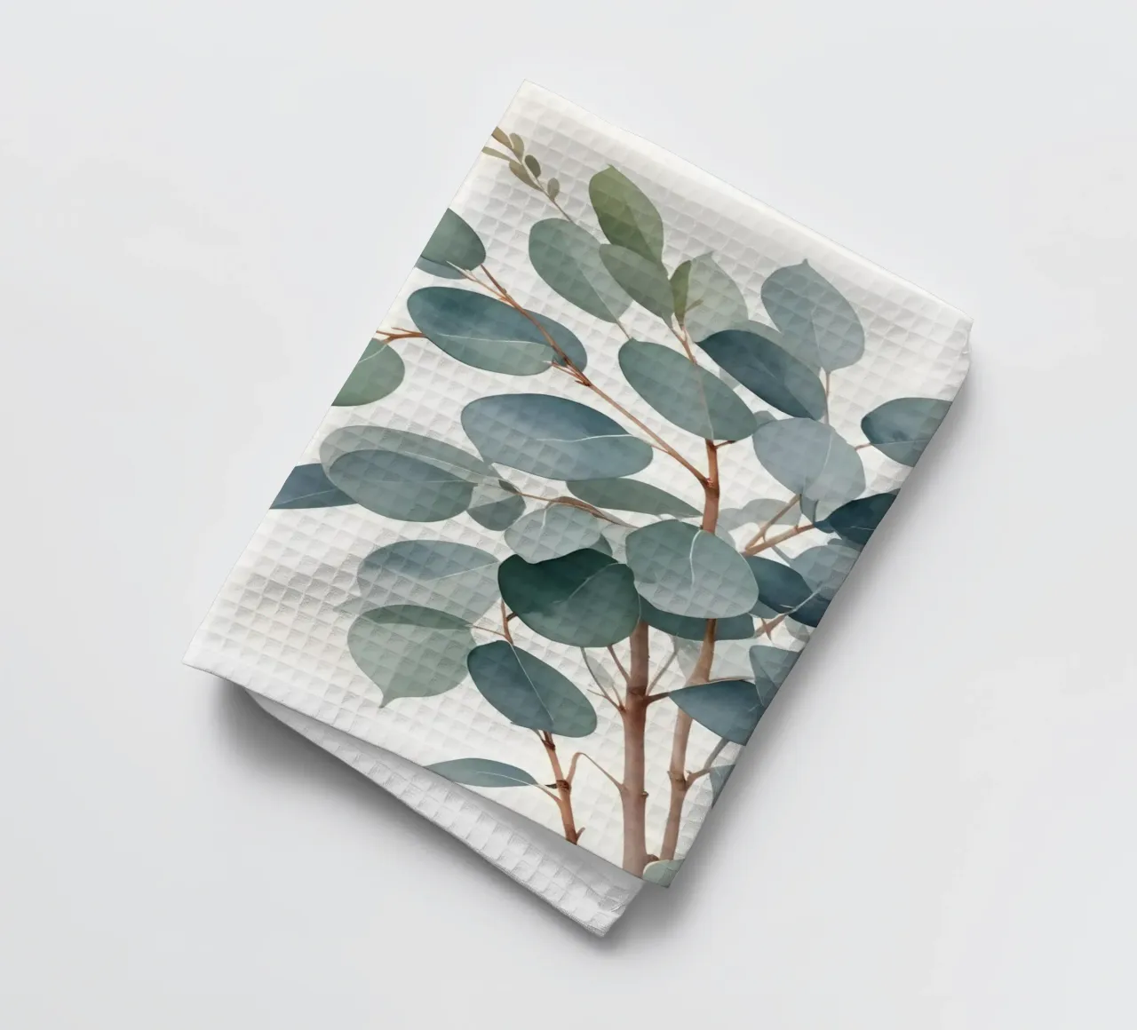 Eucalyptus Whisper – Minimal Botanical Art canovaccio da cucina da Graceful Desine