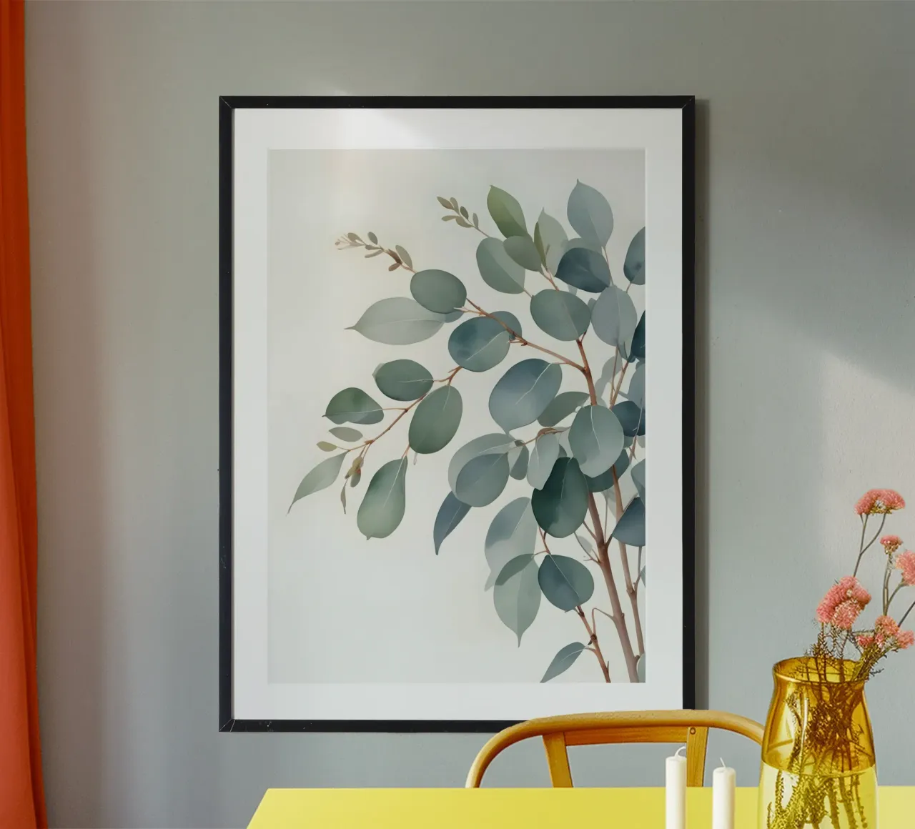 Eucalyptus Whisper – Minimal Botanical Art carta hahnemühle da Graceful Desine