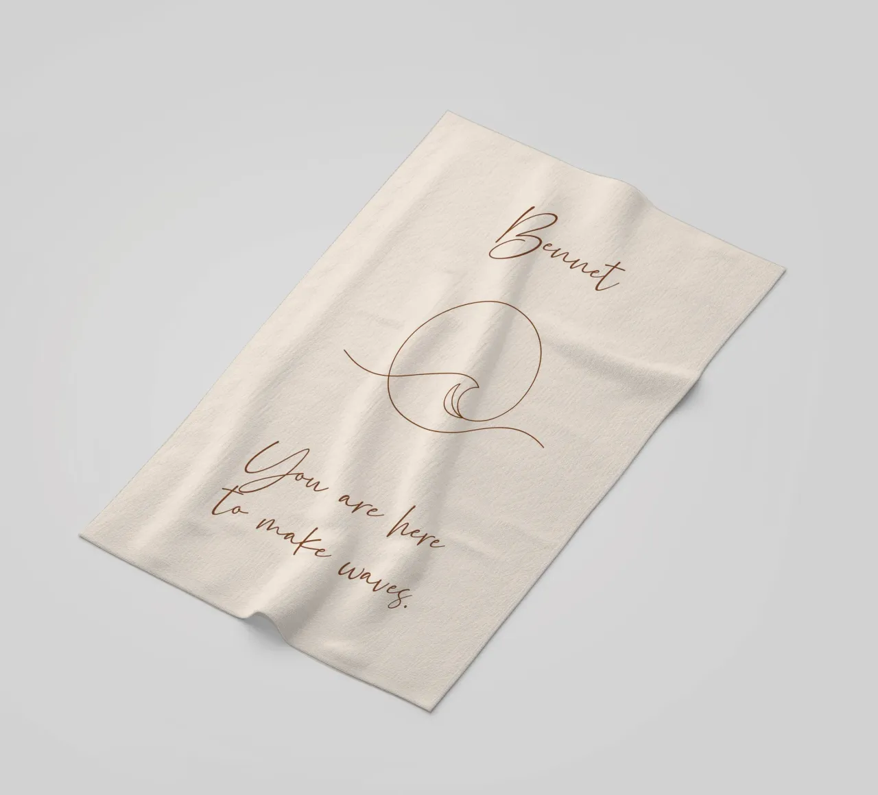 Wave, calm down - personalisierbar telo mare da Ohkimiko