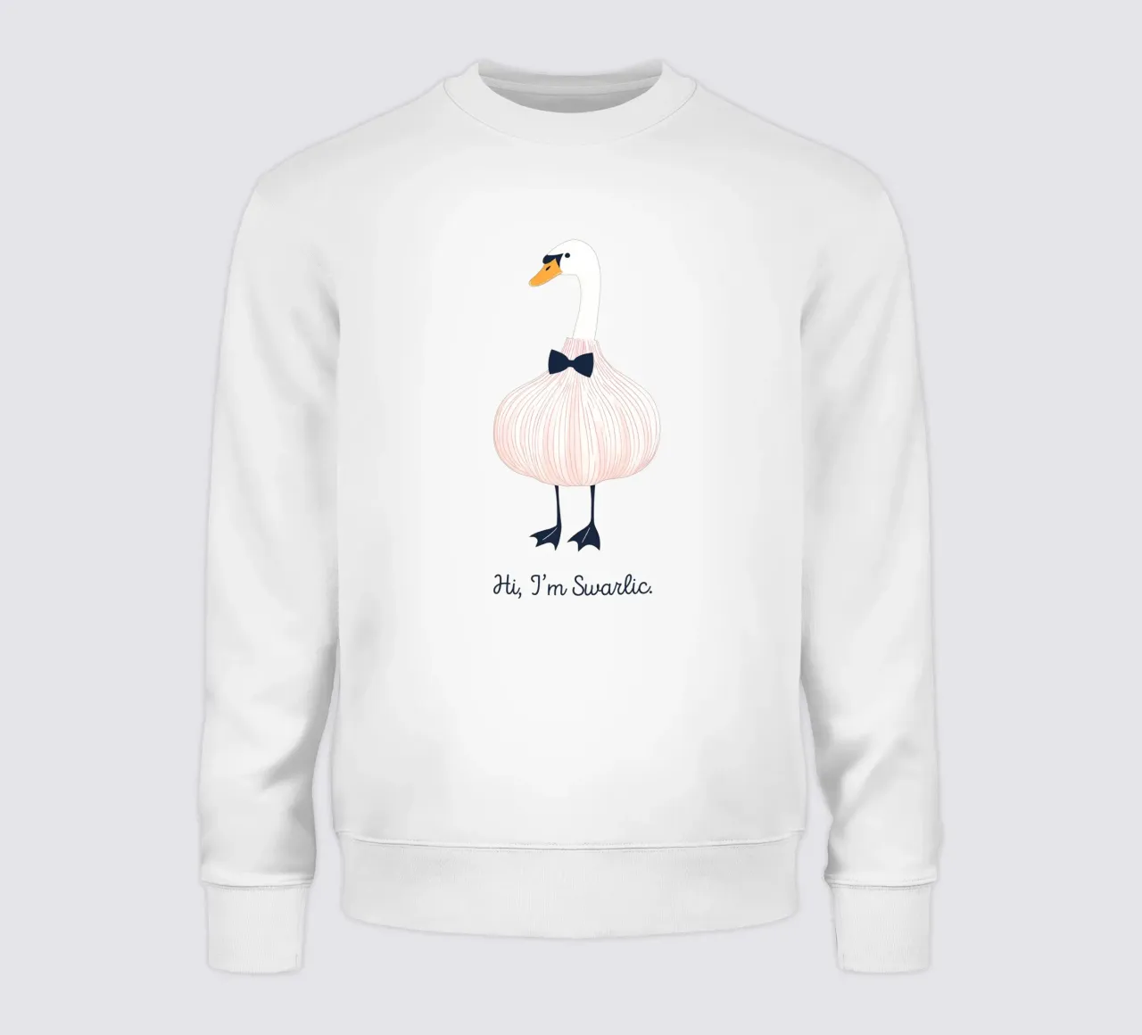 Swan Swarlic felpa da Roseberry Design