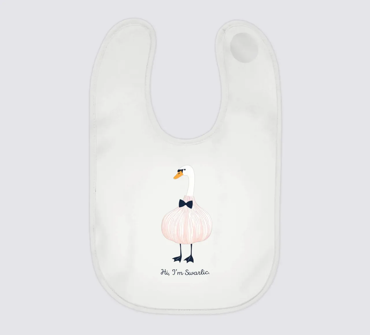 Swan Swarlic bavaglino da Roseberry Design