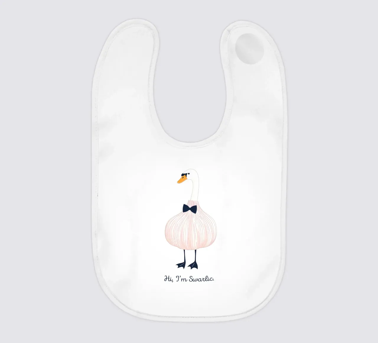 Swan Swarlic bavaglino da Roseberry Design