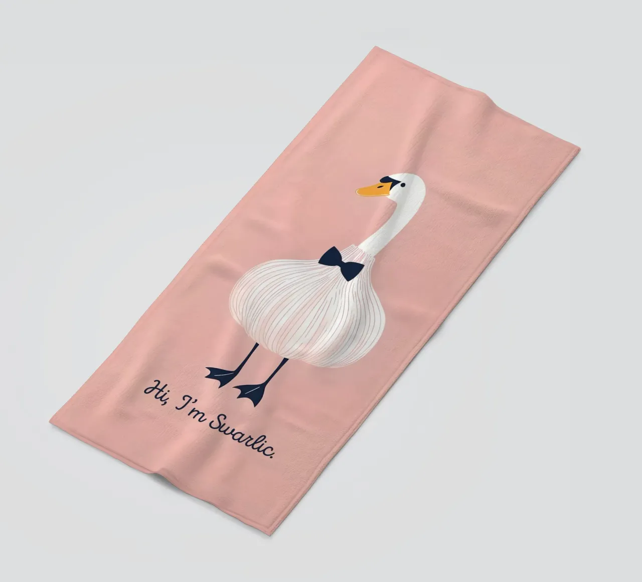 Swan Swarlic telo mare da Roseberry Design