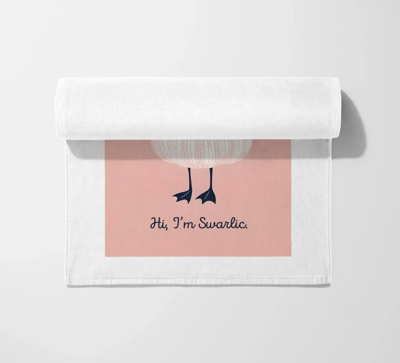 Swan Swarlic telo mare da Roseberry Design