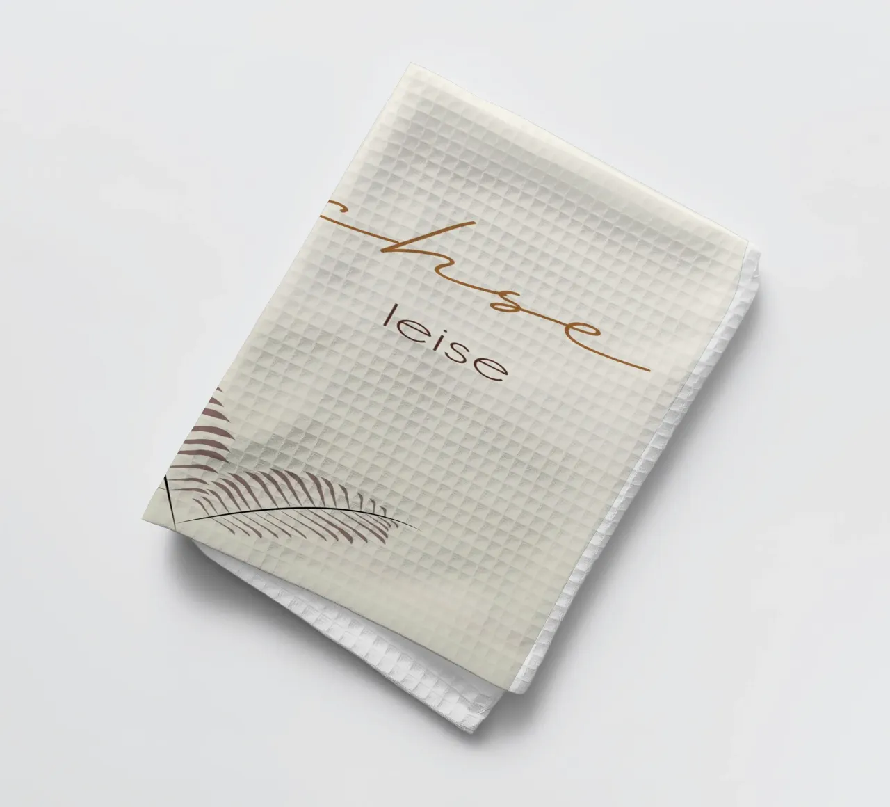 Ich wachse leise - Minimal Boho Line Art canovaccio da cucina da Spruch drauf!