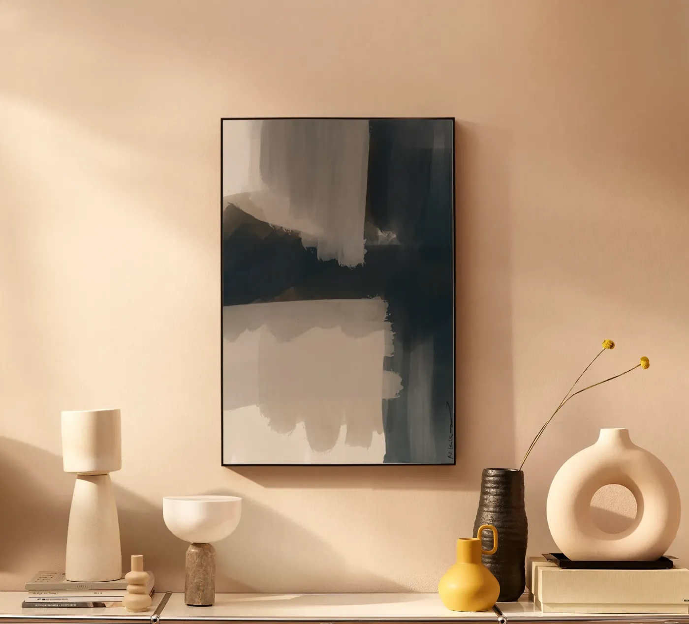 Night blue Acryl-Glas von nileshkikuuchise