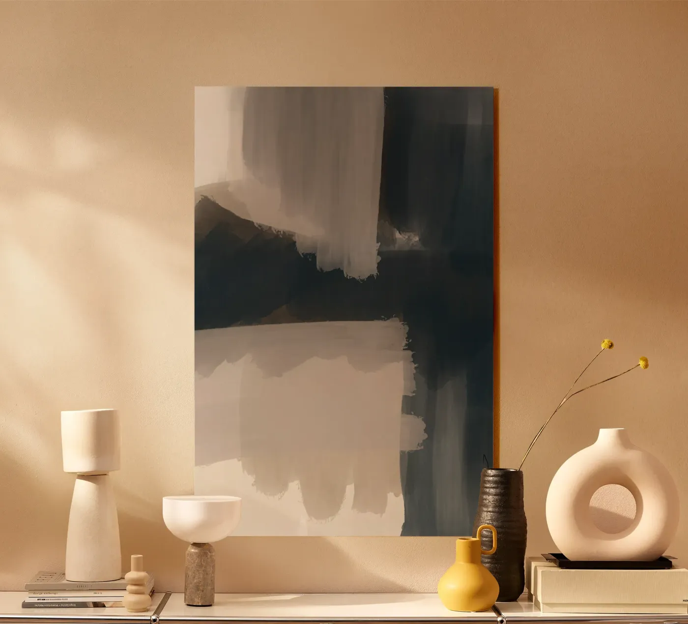 Night blue Acryl-Glas von nileshkikuuchise