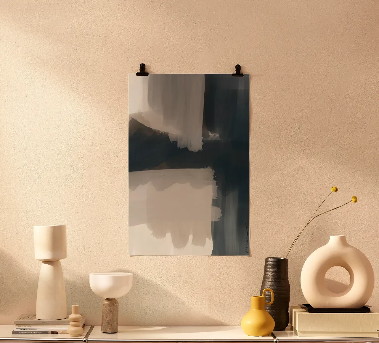 Night blue poster by nileshkikuuchise