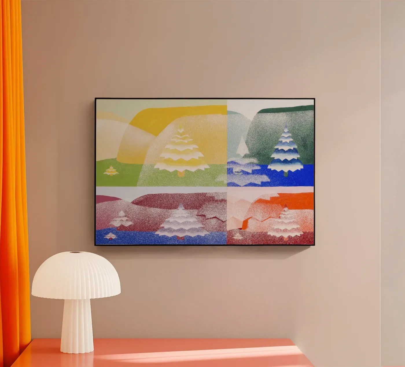 Trees  colorful plexiglass da artshop