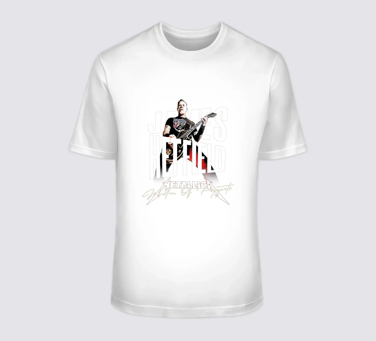Master Of Puppets (James Hetfield) t-shirt da Gunawan Rb
