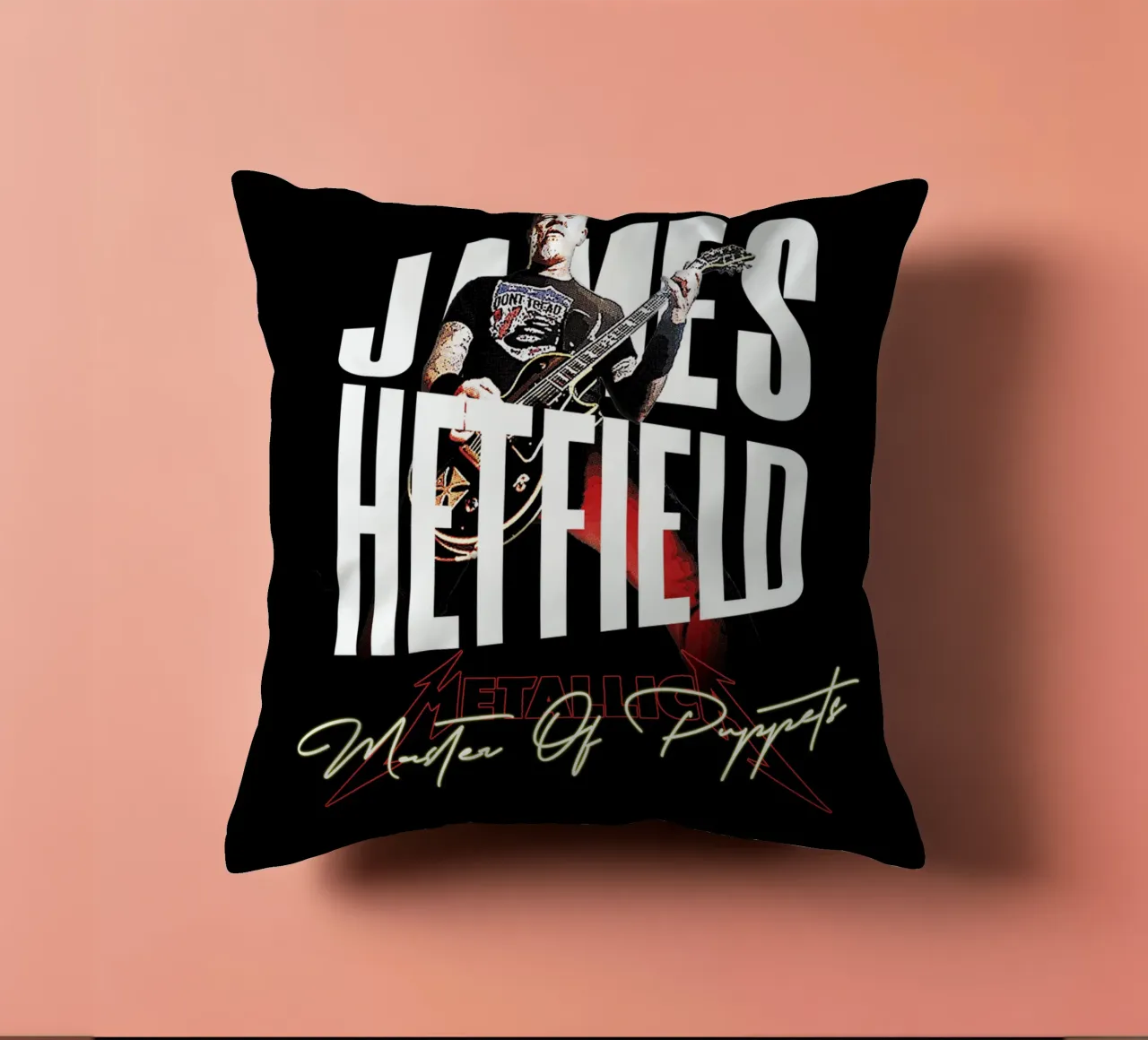 Master Of Puppets (James Hetfield) cuscino da Gunawan Rb