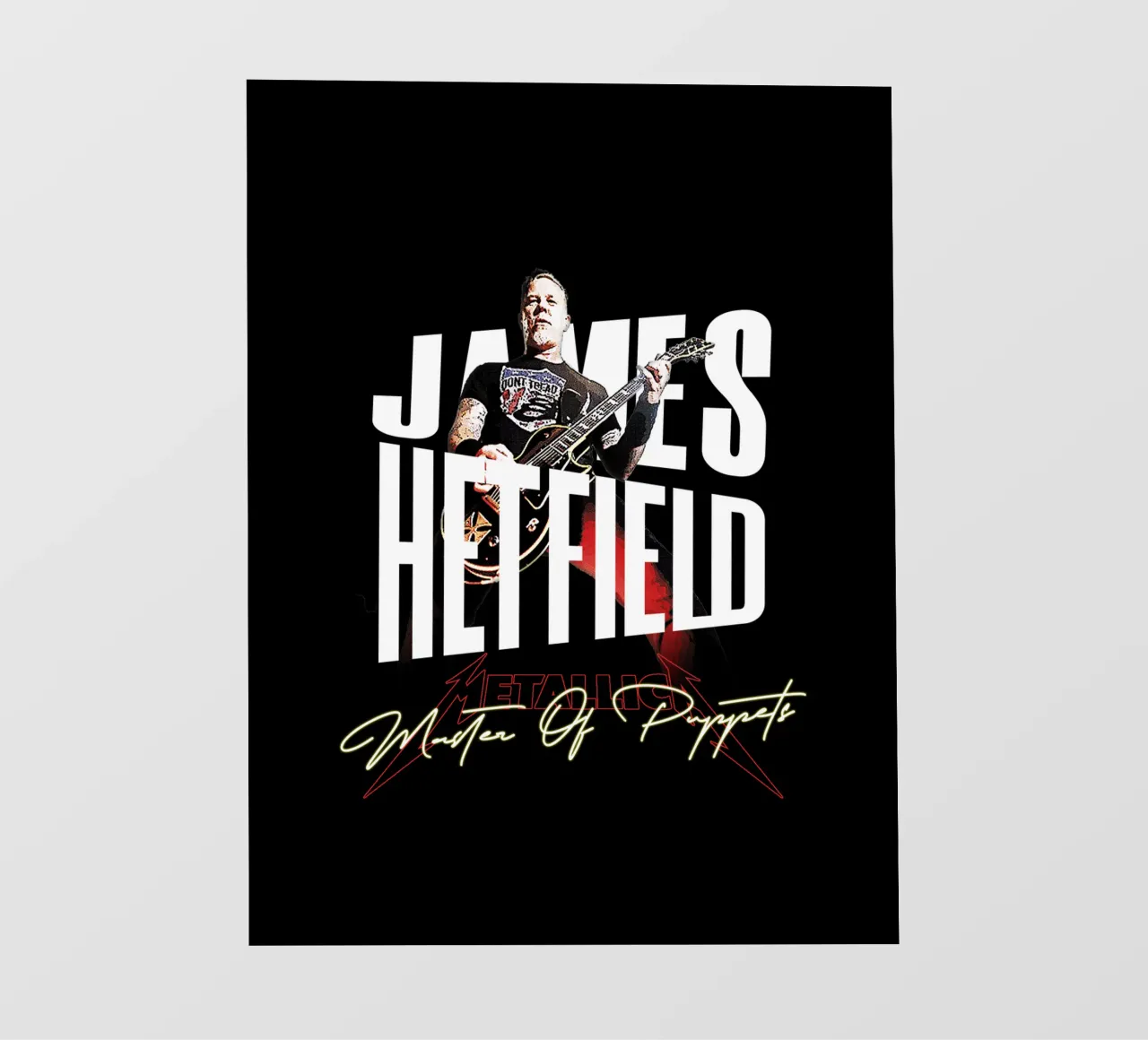 Master Of Puppets (James Hetfield) pellicola backlit da Gunawan Rb