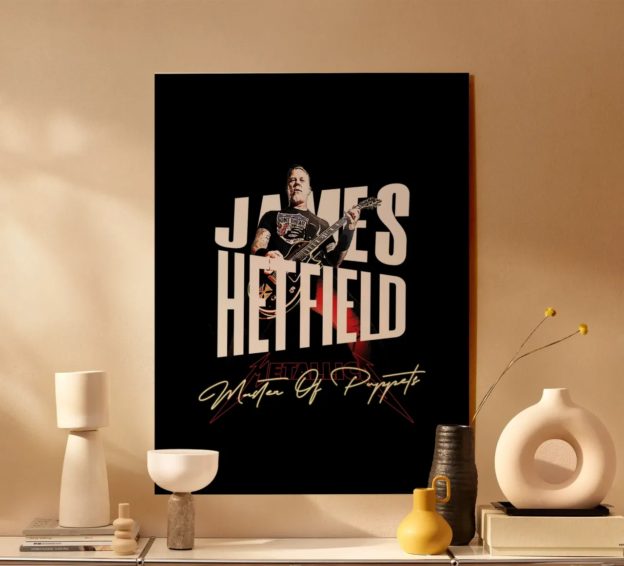 Master Of Puppets (James Hetfield) plexiglass da Gunawan Rb