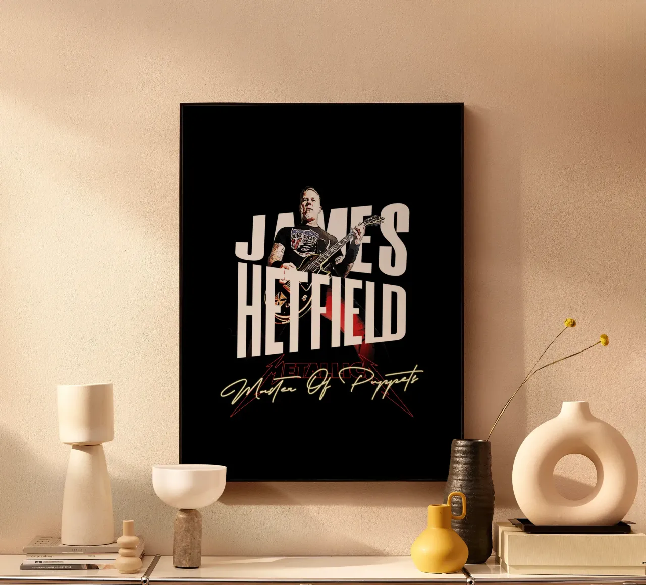 Master Of Puppets (James Hetfield) alluminio dibond da Gunawan Rb