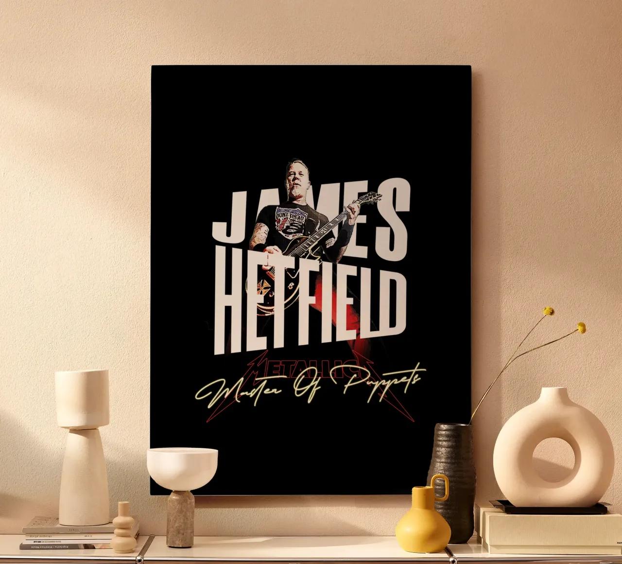 Master Of Puppets (James Hetfield) alluminio dibond da Gunawan Rb