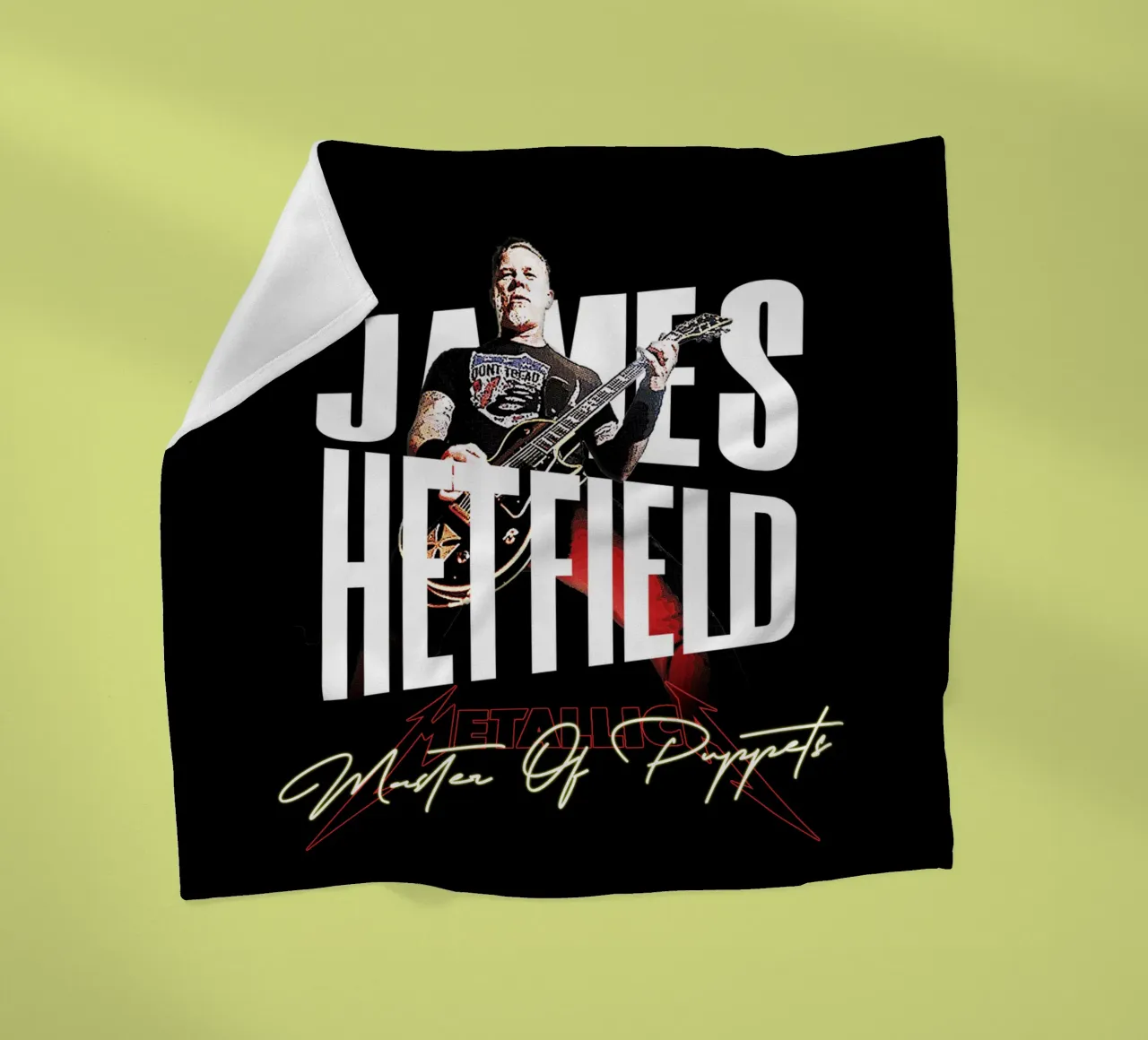 Master Of Puppets (James Hetfield) coperta in pile da Gunawan Rb