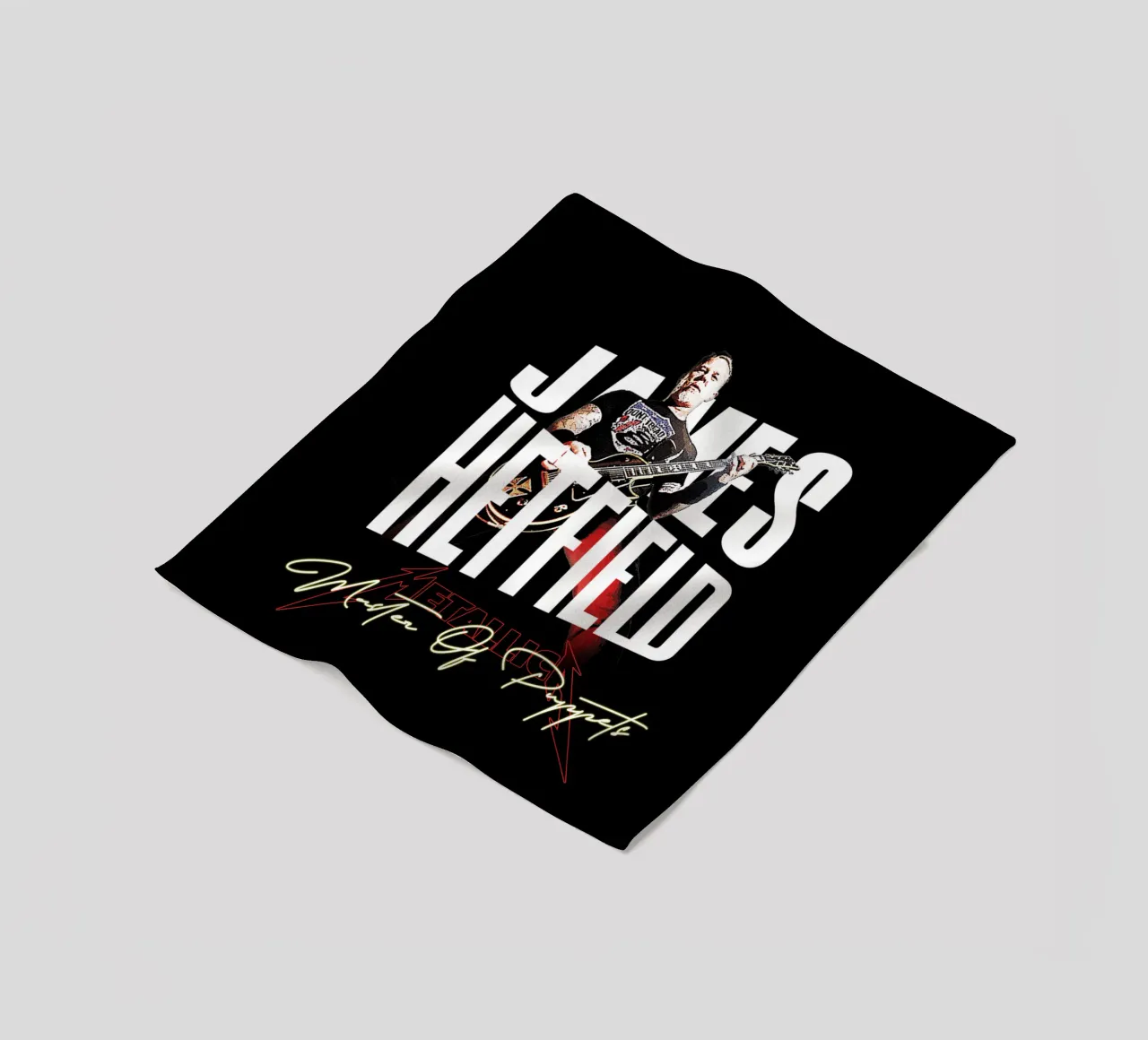 Master Of Puppets (James Hetfield) coperta in pile da Gunawan Rb