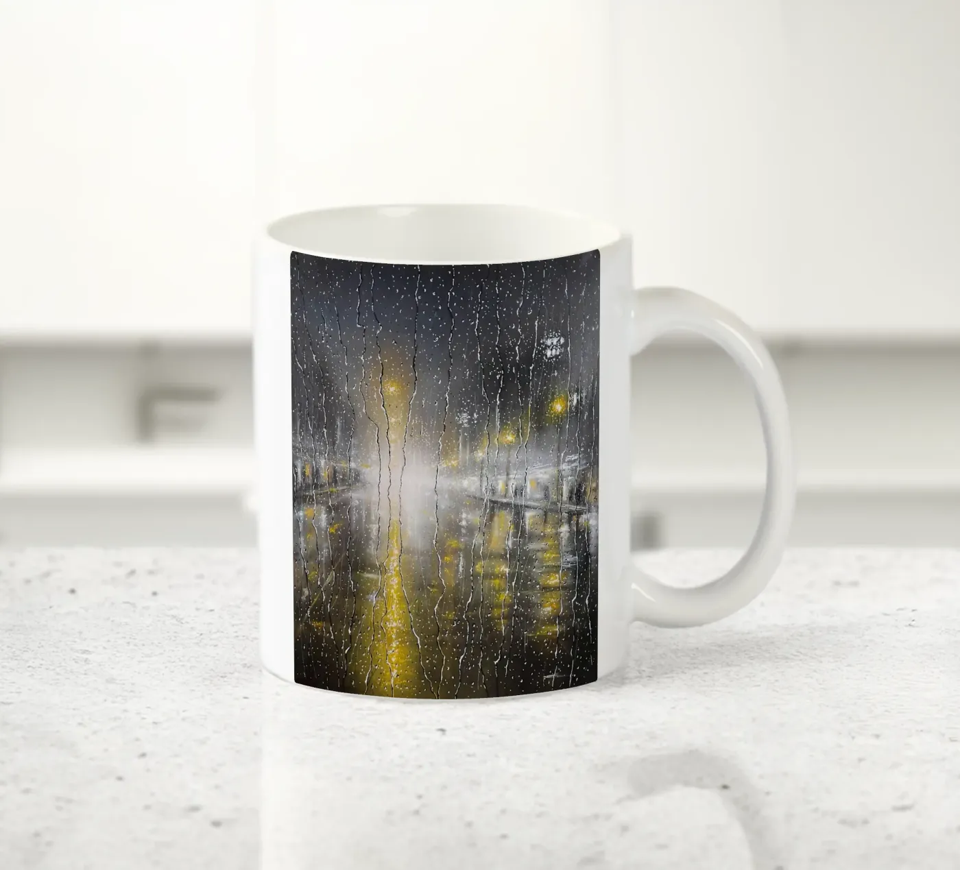 Twilight Over Tranquility tazza in ceramica da Burk Smith