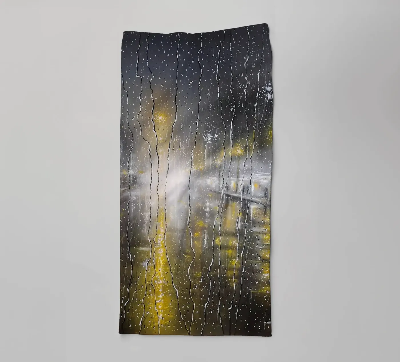 Twilight Over Tranquility towel by Burk Smith