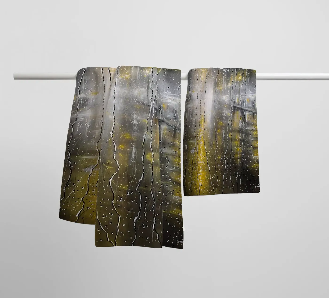 Twilight Over Tranquility towel by Burk Smith