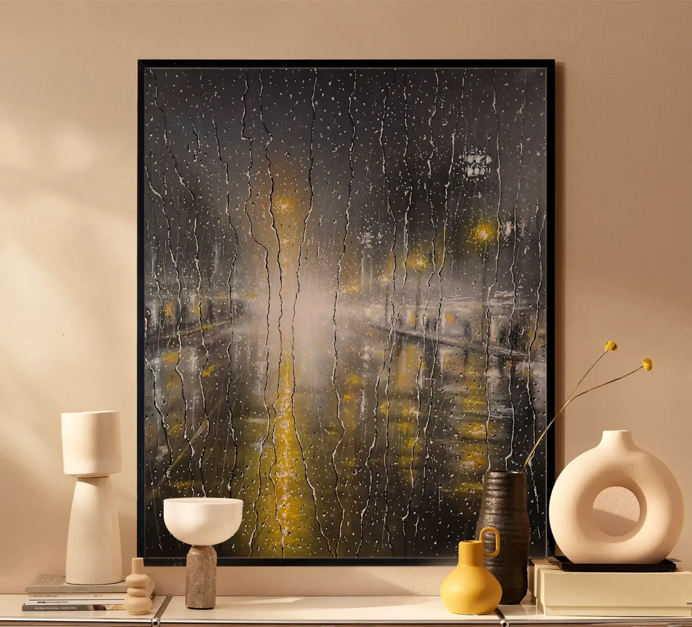 Twilight Over Tranquility poster van Burk Smith