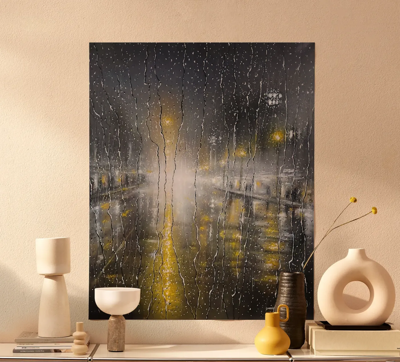 Twilight Over Tranquility poster van Burk Smith