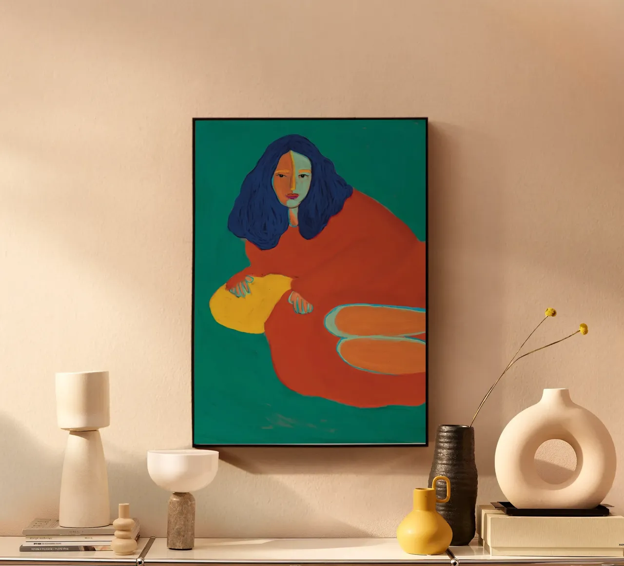 Il cuscino giallo plexiglass da tainah negreiros