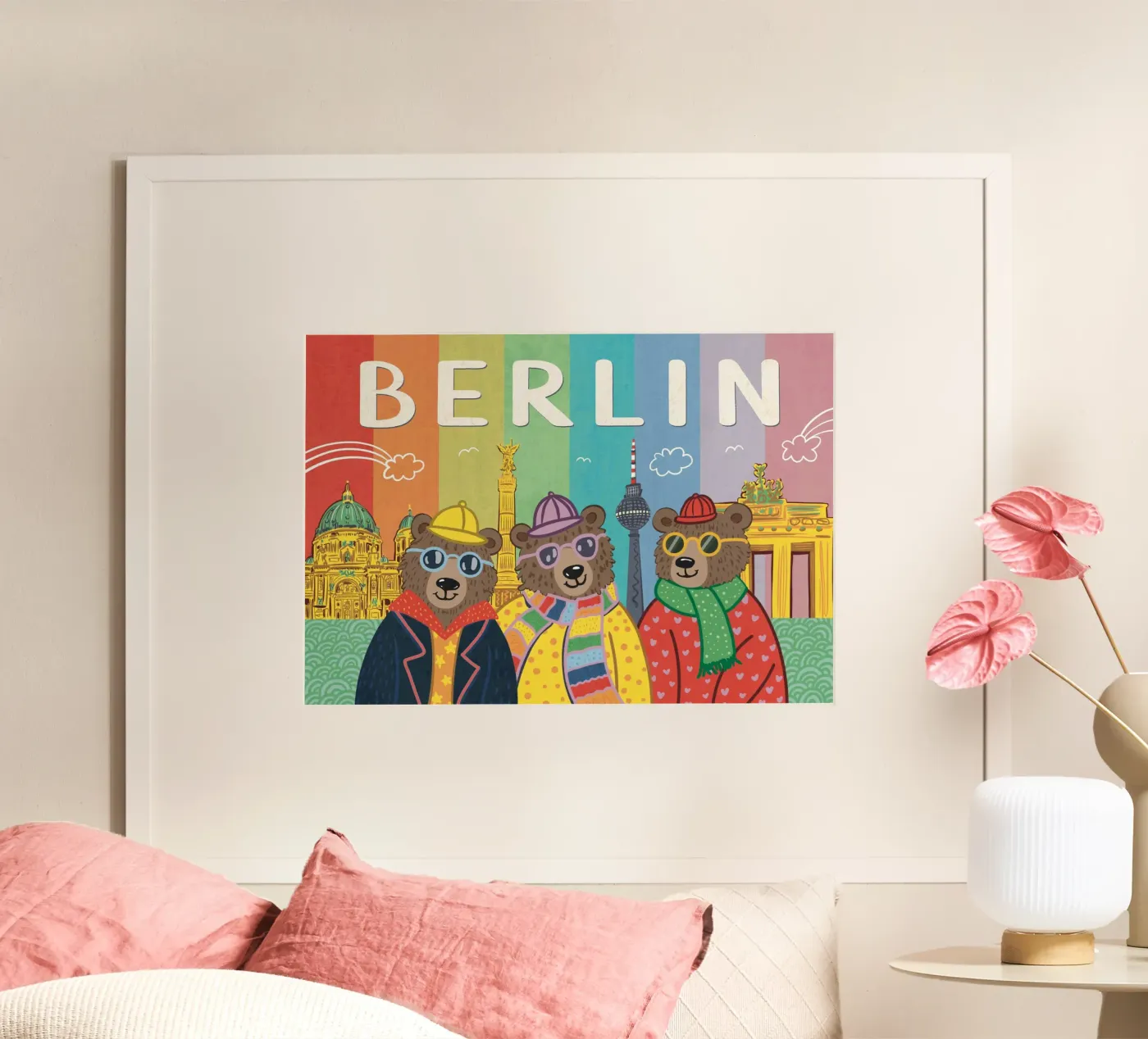 Berlin Bears poster by KP Design