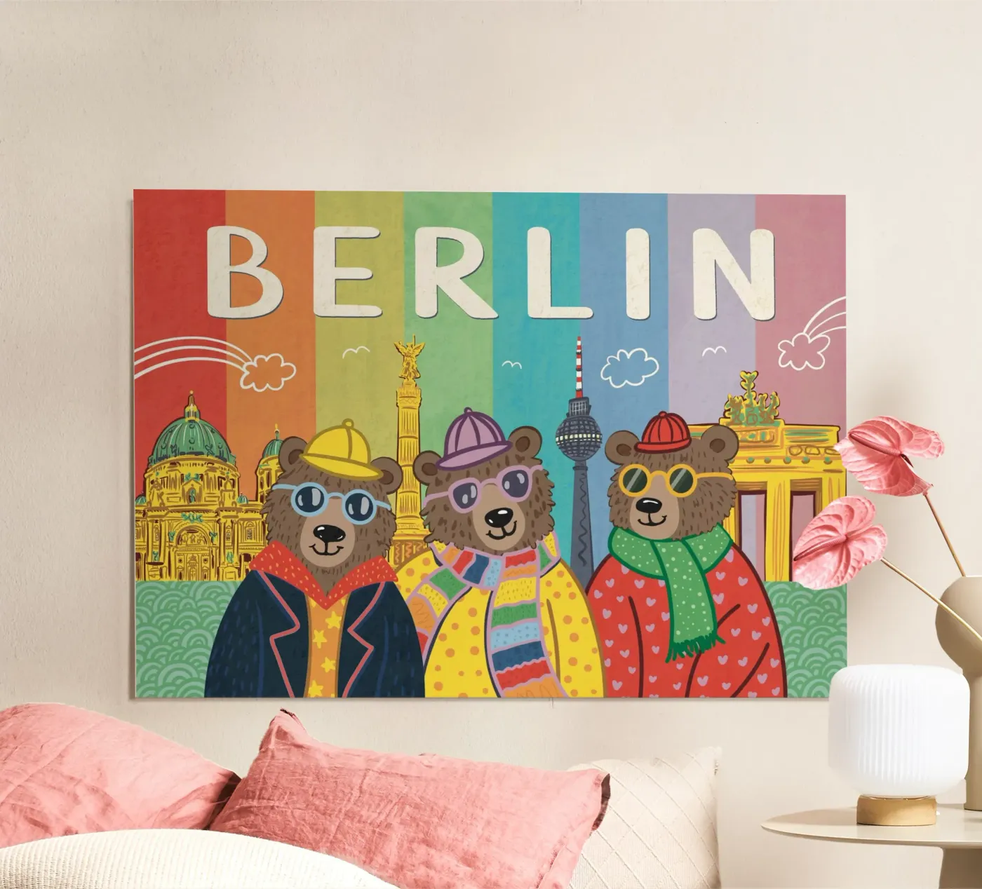 Berlin Bears poster by KP Design