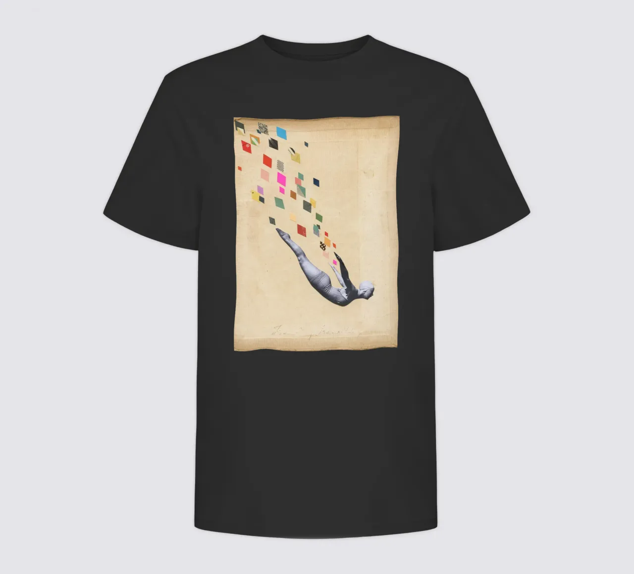 Cigno t-shirt bambini da Cassia Beck Collage