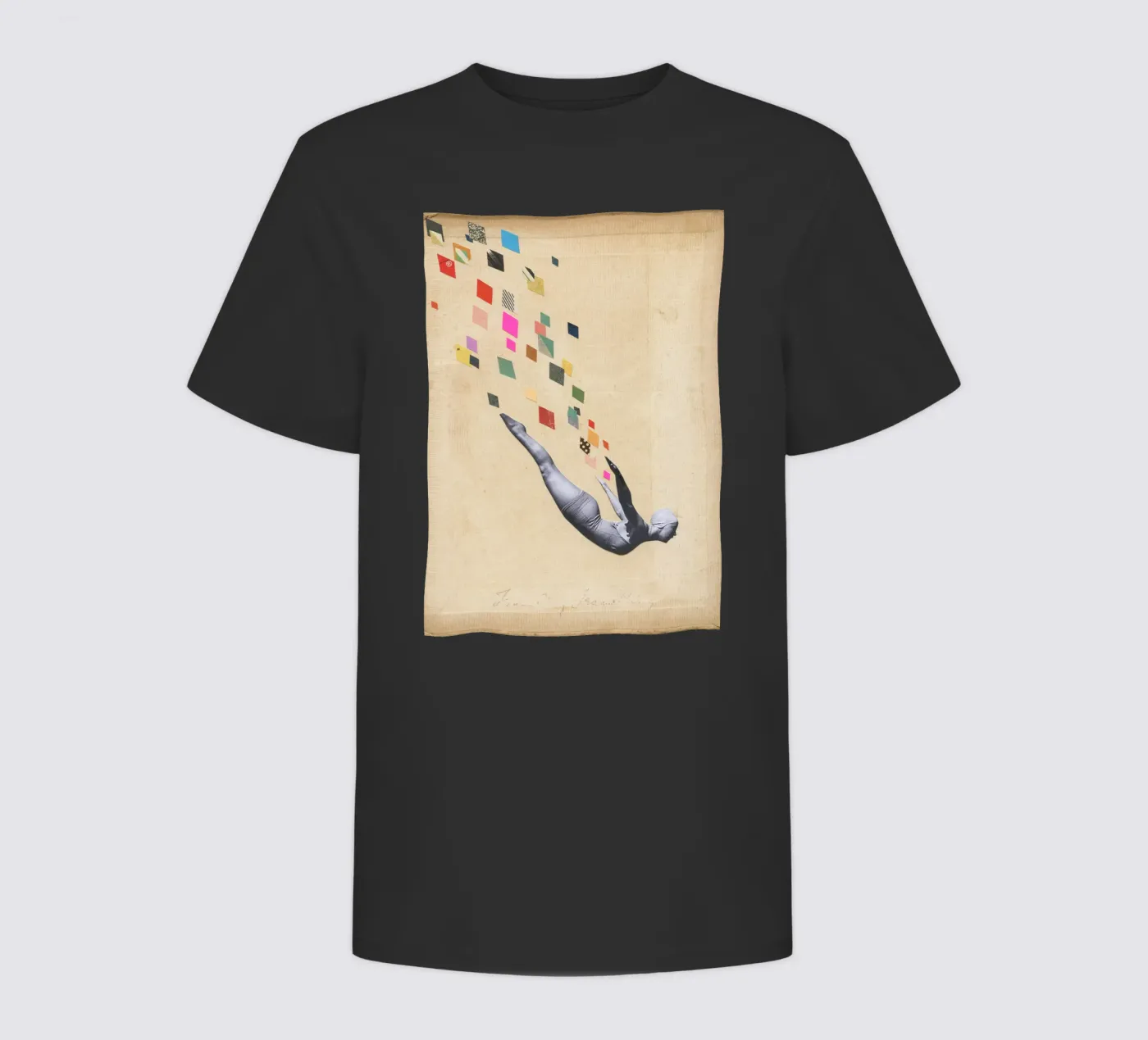 Zwaan kinder t-shirt van Cassia Beck Collage