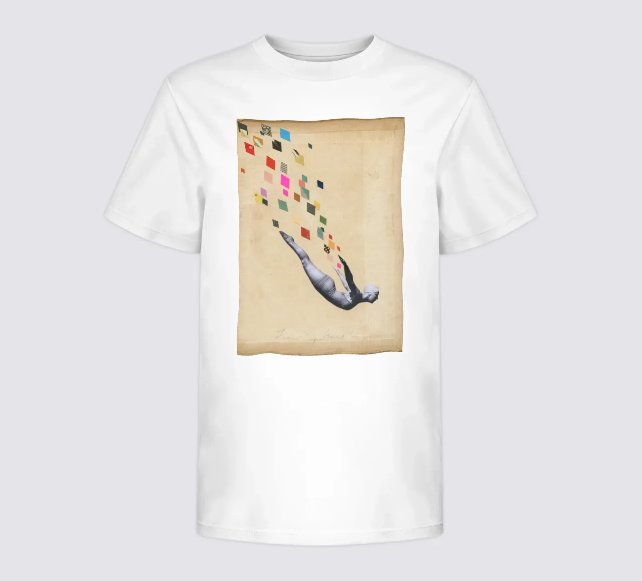 Cigno t-shirt bambini da Cassia Beck Collage