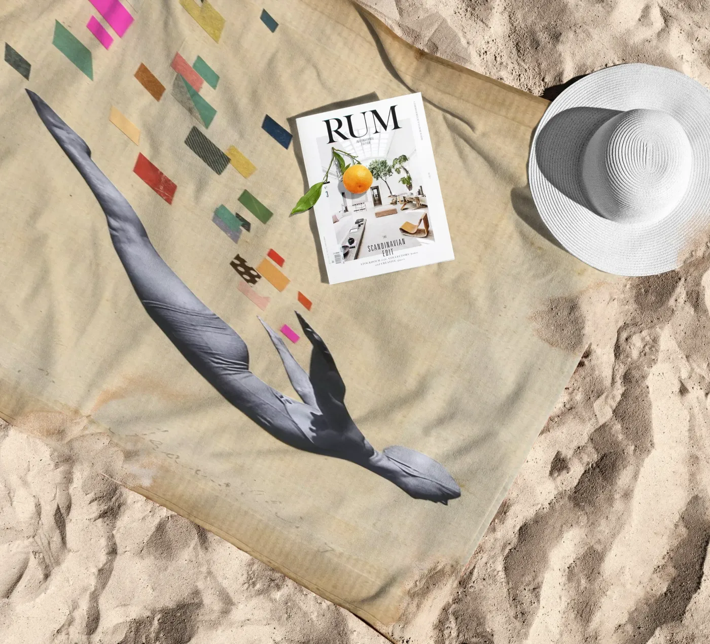 Swan telo mare da Cassia Beck Collage