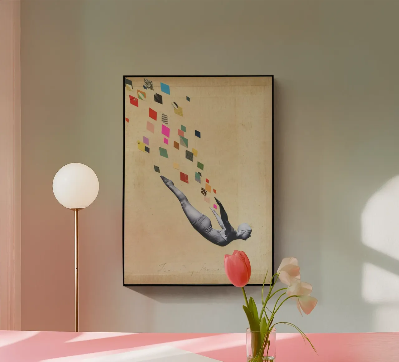 Cigno plexiglass da Cassia Beck Collage