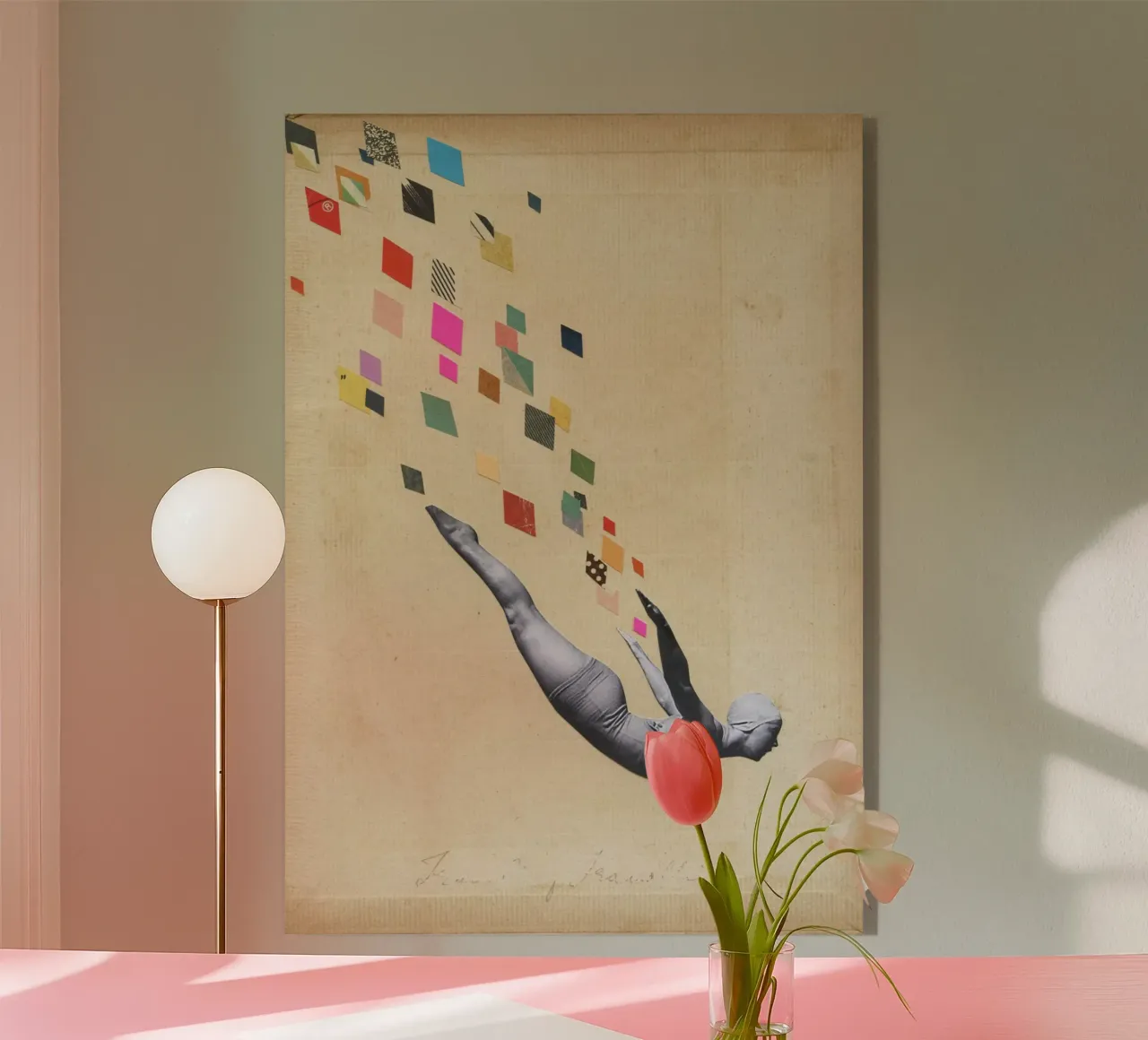 Cigno plexiglass da Cassia Beck Collage