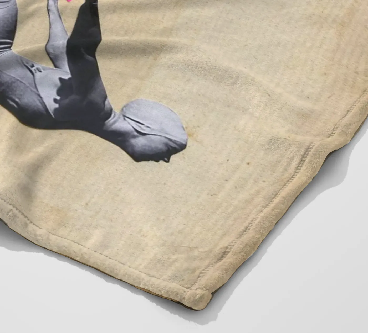 Schwan Fleecedecke von Cassia Beck Collage