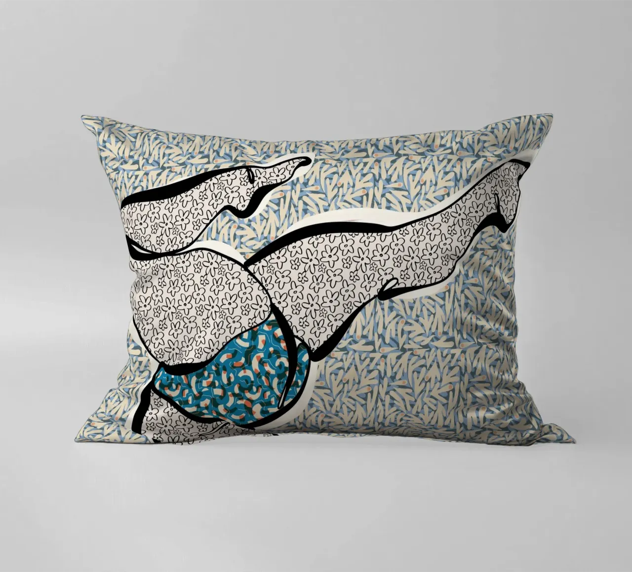 Pure Curves No 02 cuscino da treechild