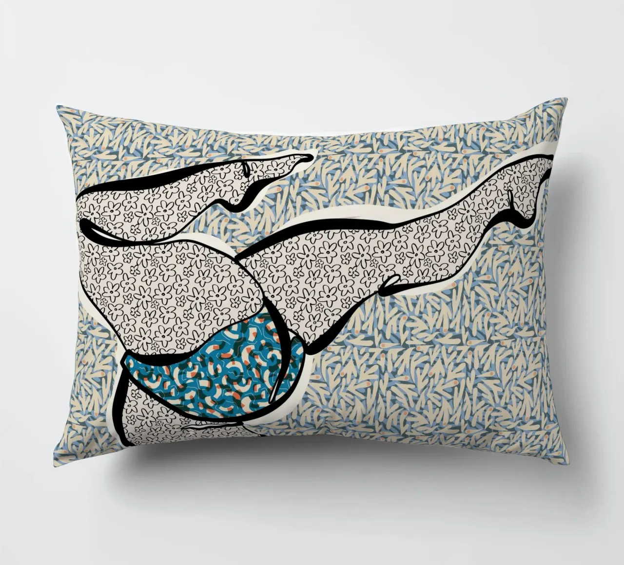 Pure Curves No 02 cuscino da treechild