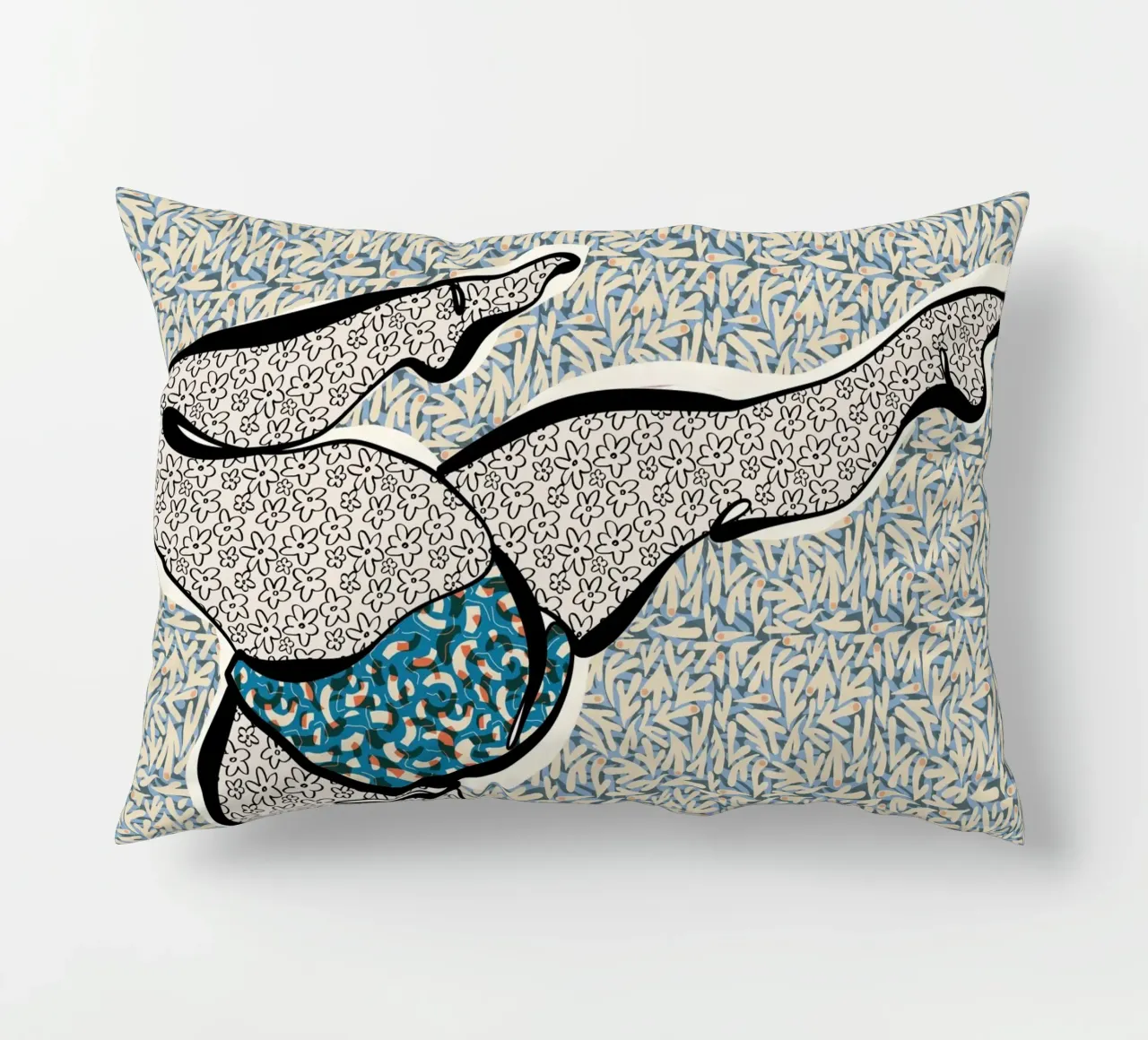 Pure Curves No 02 cuscino da treechild