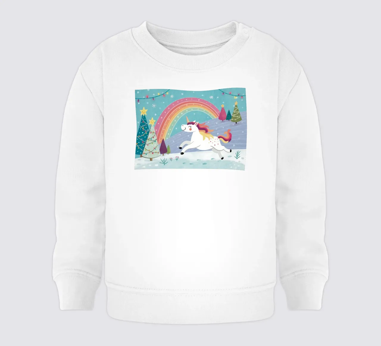 Winter Unicorn felpa neonato da KP Design