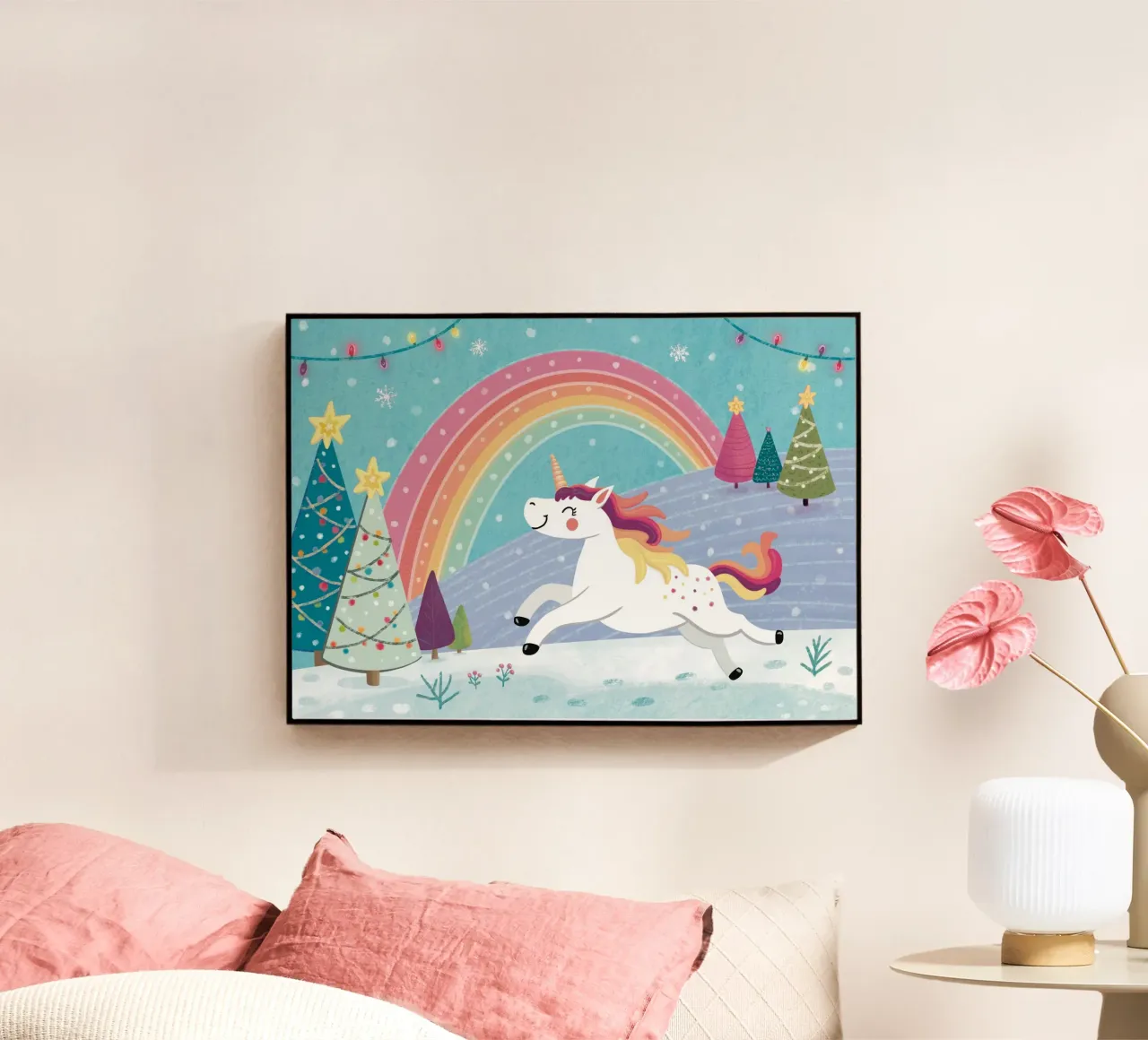 Winter Unicorn plexiglass da KP Design