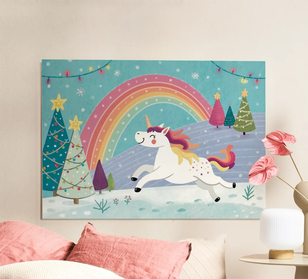 Winter Unicorn poster da KP Design