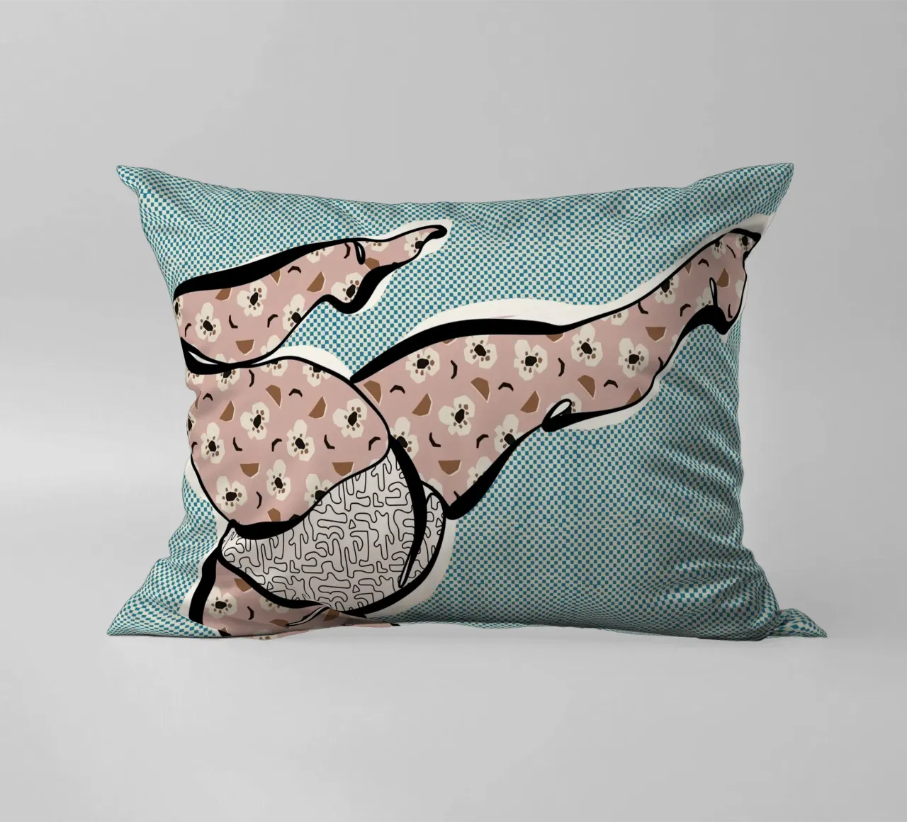 Pure Curves No 03 cuscino da treechild