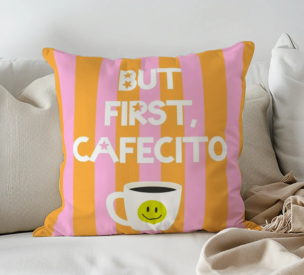 But first, Cafecito cuscino da Roseberry Design