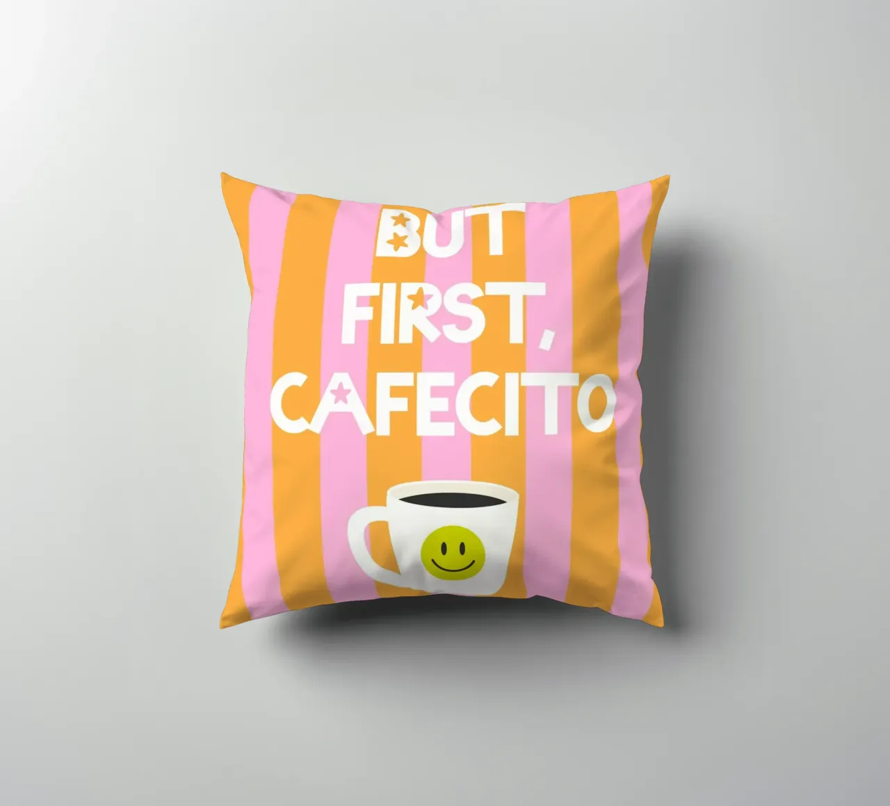 But first, Cafecito cuscino da Roseberry Design