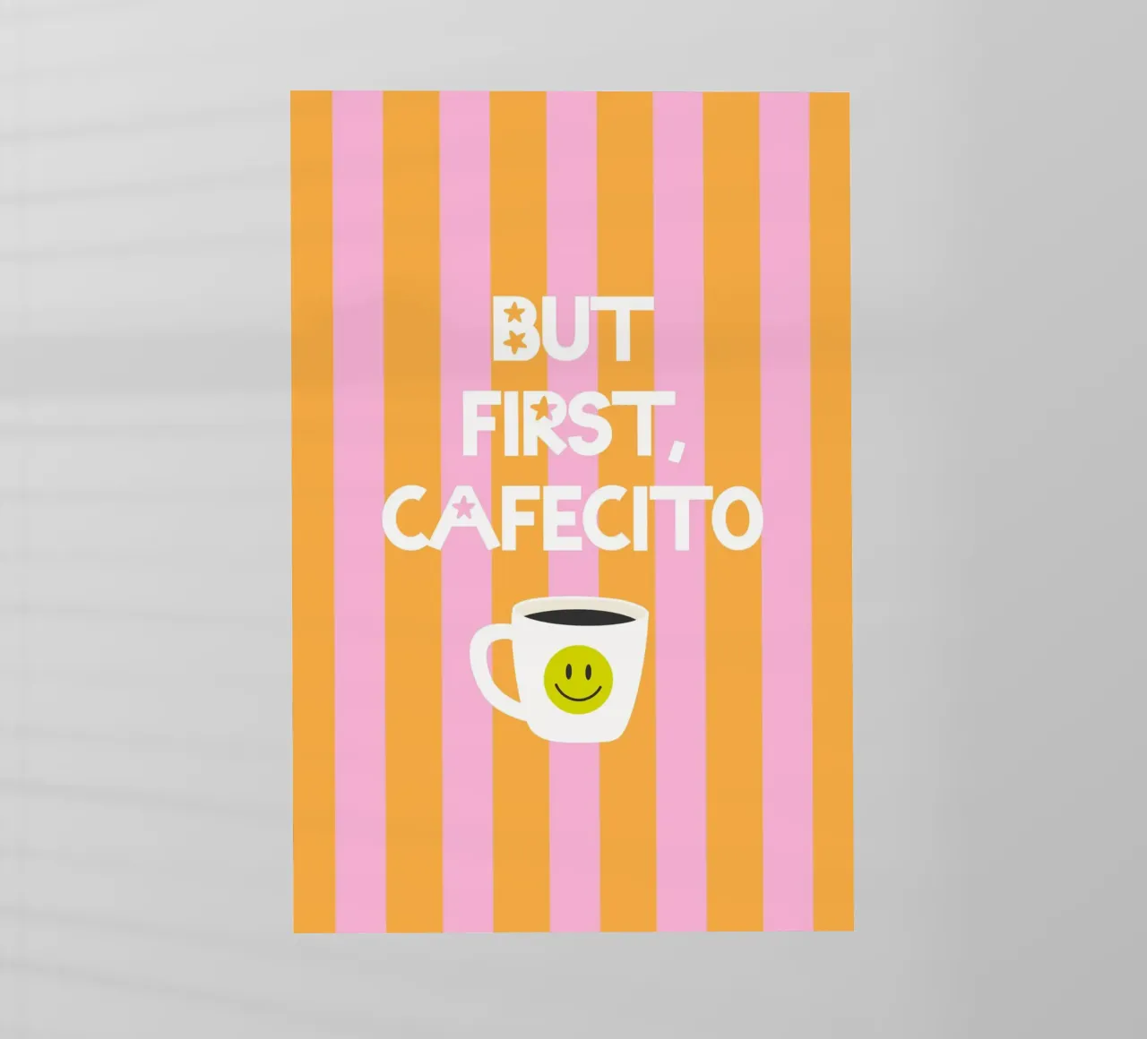 But first, Cafecito pellicola backlit da Roseberry Design