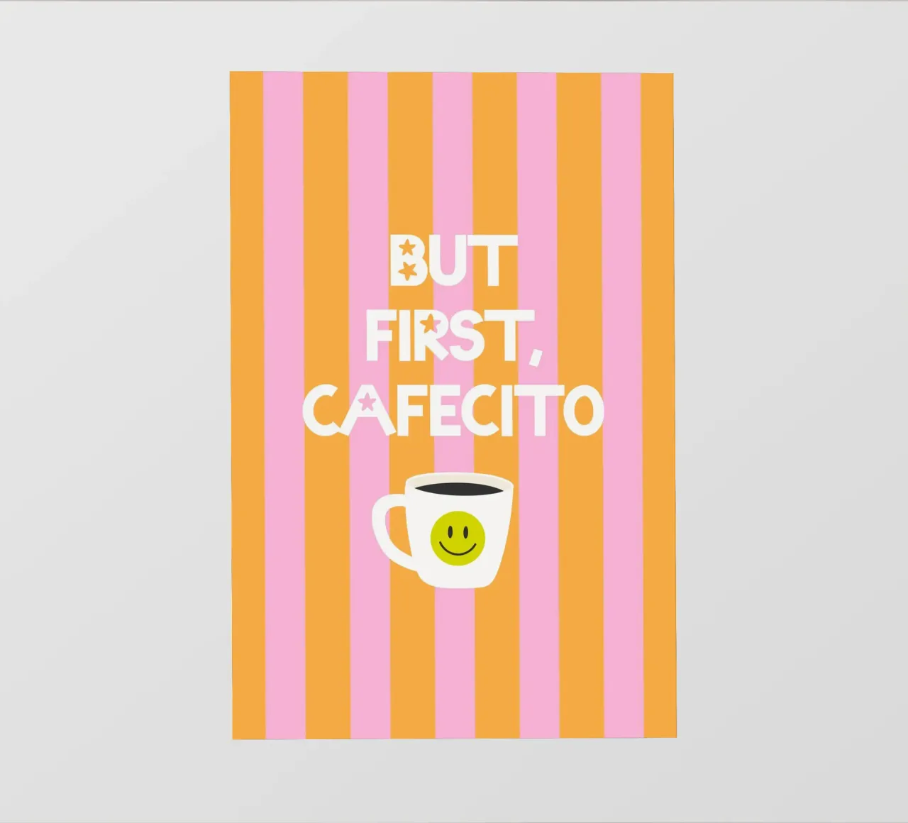 But first, Cafecito telo in pvc da Roseberry Design
